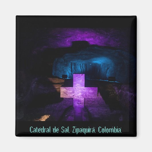 Imán, Catedral de Sal, Zipaquirá, Colombia. マグネット (正面)