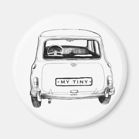 Imán Coche inglés clásico マグネット (正面)