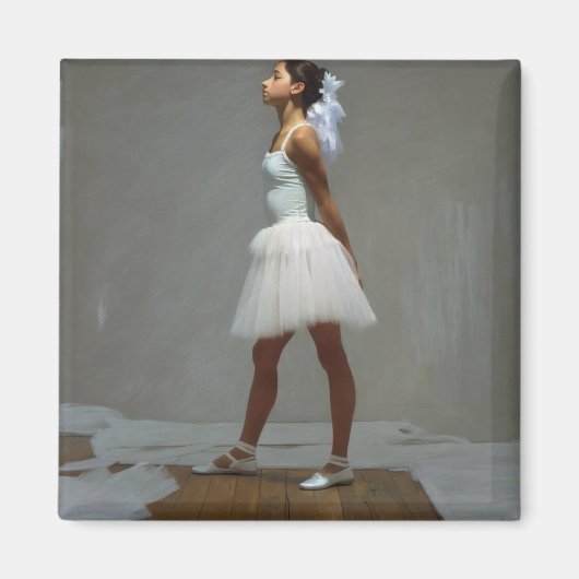 Iman con bailarina inspirada por Degas マグネット (正面)