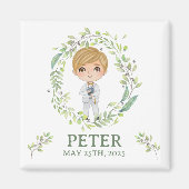 Imán cuadrado modelo Primera Comunión PETER マグネット (正面)