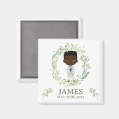 Imán cuadrado Primera Comunión JAMES マグネット (正面/裏面)