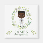 Imán cuadrado Primera Comunión JAMES マグネット (正面)