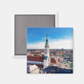 imán de la ciudad de Munich en Alemania マグネット (正面/裏面)