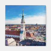 imán de la ciudad de Munich en Alemania マグネット (正面)