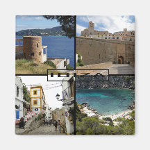 imán de la isla de Ibiza en las Islas Baleares