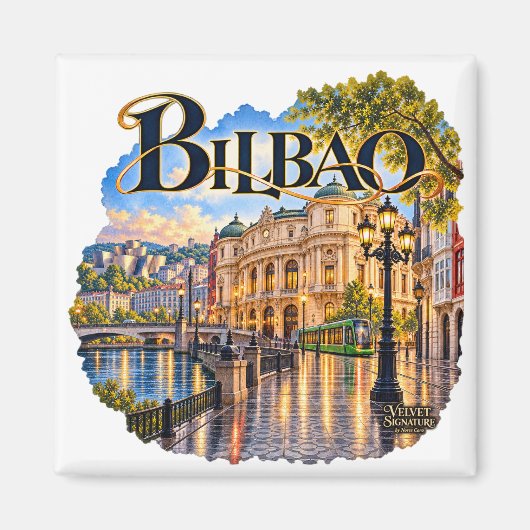 Imán de nevera Bilbao マグネット (正面)
