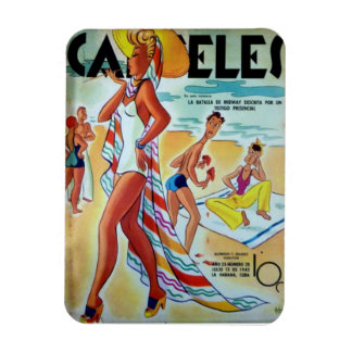 Iman de Nevera Cuba Vintage Bella Playa Cubana マグネット