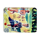 Iman de Nevera Cuba Vintage Revista マグネット (横)