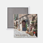 imán de Valldemossa en la isla de Mallorca マグネット (正面/裏面)