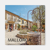 imán de Valldemossa en la isla de Mallorca マグネット (正面)