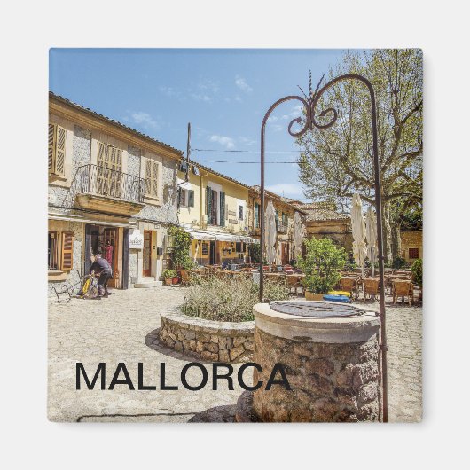 imán de Valldemossa en la isla de Mallorca マグネット (正面)