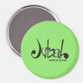 Imán Decorativo con Logo – Jubal Academia de Artes マグネット (正面/裏面)
