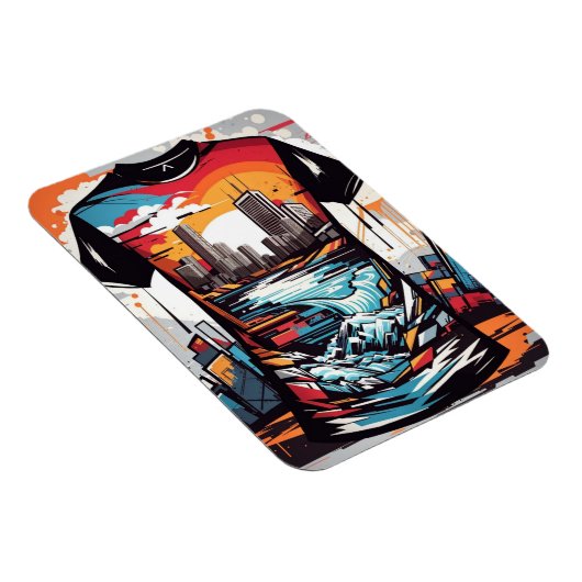 Imán flexible, Nueva York, graffiti マグネット (右側)