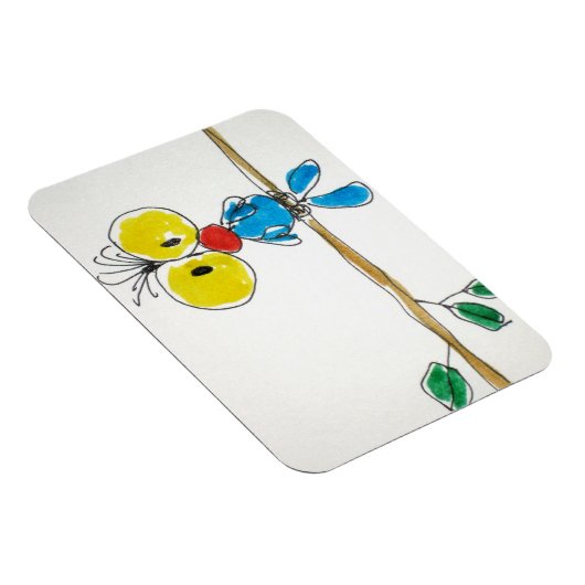 Iman flexible "Pajarito". マグネット (右側)