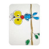 Iman flexible "Pajarito". マグネット (縦)