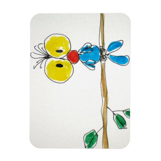 Iman flexible "Pajarito". マグネット (縦)