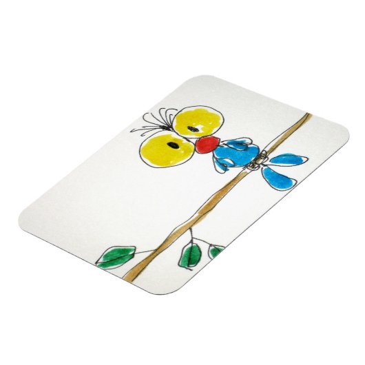 Iman flexible "Pajarito". マグネット (左側)