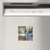 imán fotomontaje de la isla de Ibiza en Baleares マグネット (インサイチュ (食洗機))