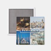 imán fotomontaje de Turquía - Turkey マグネット (正面/裏面)