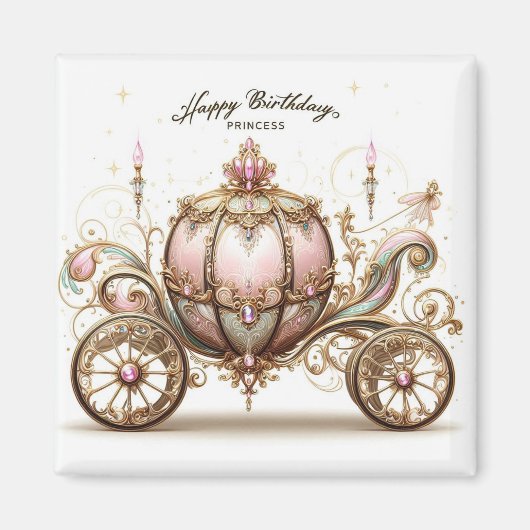 Imán Happy Birthday  マグネット (正面)