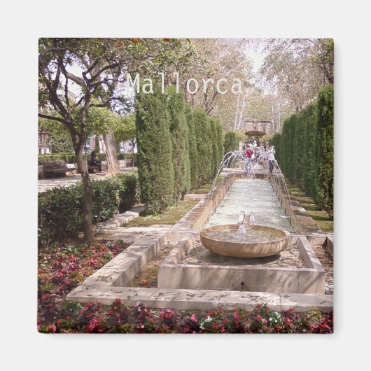 imán Hort del Rei en Palma de Mallorca マグネット (正面)