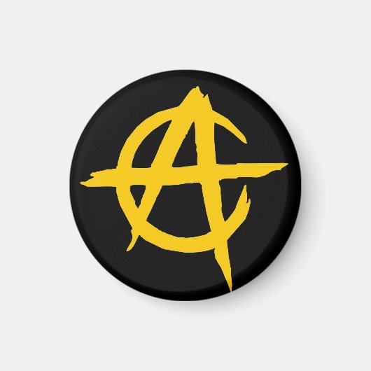 Imán Logo Ancap Libertario - M1 マグネット (正面)