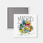 IMAN MADRID. CITIES COLLECTION. マグネット (正面/裏面)