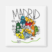 IMAN MADRID. CITIES COLLECTION. マグネット (正面)