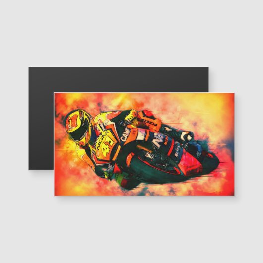 Imán moto gp (正面/裏面)