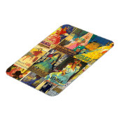 Iman Nevera Carteles de Feria y Fiestas Andalucia マグネット (左側)