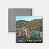 Imán, panorámica Bogotá, Colombia. マグネット (正面/裏面)