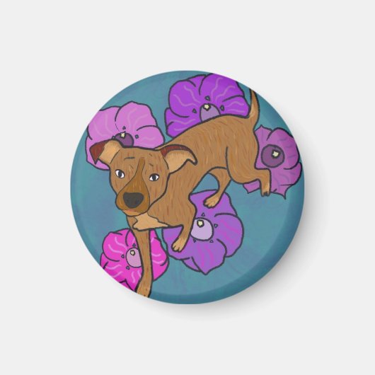 Imán pequeño con diseño Big dog マグネット (正面)