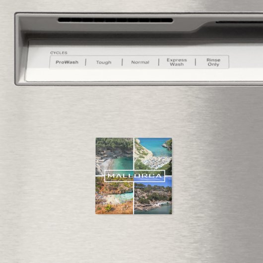 imán playas y calas de Mallorca - Majorca マグネット (インサイチュ (食洗機))