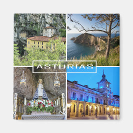 imán Principado de Asturias en España マグネット