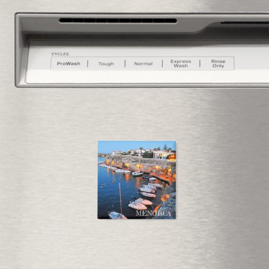 imán puerto de Es Castell en Menorca マグネット (インサイチュ (食洗機))