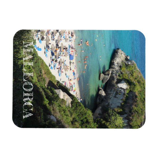 imán rectangular Calas de Mallorca - Majorca マグネット (横)