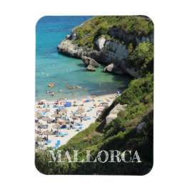 imán rectangular Calas de Mallorca - Majorca マグネット