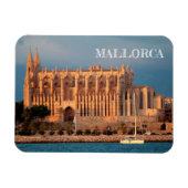 imán rectangular catedral de Palma de Mallorca マグネット (横)