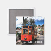 imán tren de Soller, en la isla de Mallorca マグネット (正面/裏面)