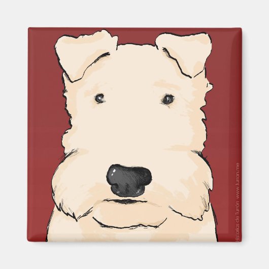 Imán Turrón granate マグネット (正面)