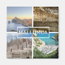 imán varias fotos de la isla de Mallorca マグネット