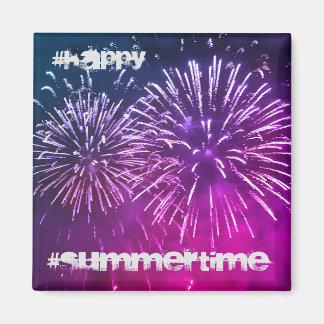 Iman violet fireworks summer night マグネット