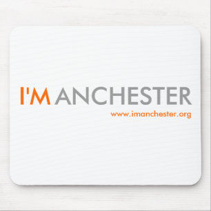 I'Manchesterのマウスのマット(白い) マウスパッド