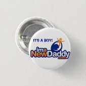 ImANewDaddyそれは男の子です 缶バッジ (正面&裏面)