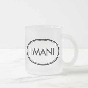 Imani フロストグラスマグカップ