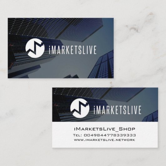 iMarketsLive Business Card1 名刺 (正面/裏面)