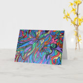 Imat impression # 4カード カード (黄色い花)