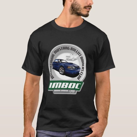 IMBOC '01 True Blue (Men) -黒のTシャツ Tシャツ (正面)