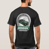 IMBOC '08 hgデュアルデザイン（男性） -黒のTシャツ Tシャツ (裏面)