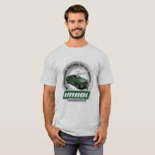 IMBOC '08 Highland Green (Men) -灰色のTシャツ Tシャツ (正面フル)